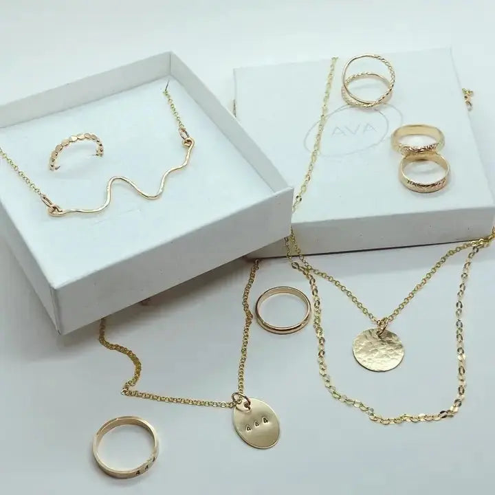 Angel Number Gold Filled Coin Necklace - Golden Hour BoutiqueNecklace