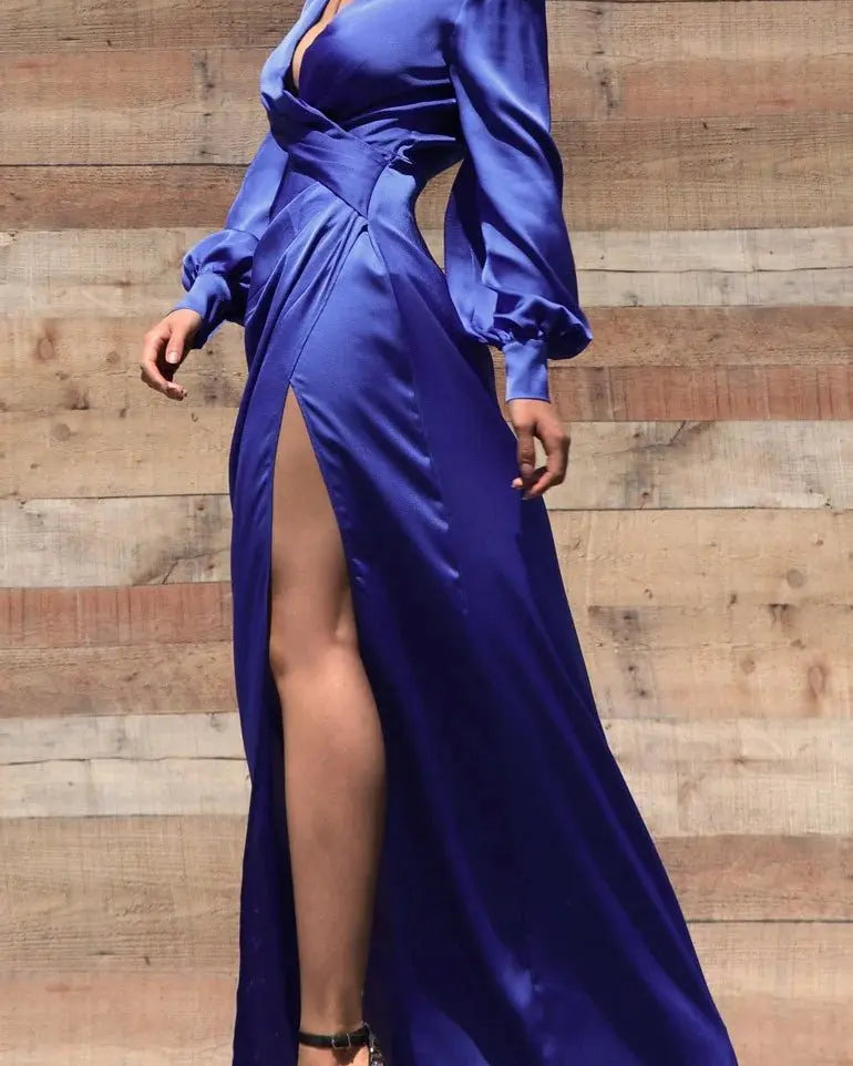 Be My Guest Satin Maxi Dress - Golden Hour Boutiquemaxi dresses
