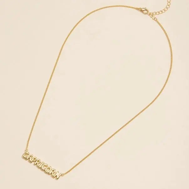 Bubble Zodiac Necklace - Golden Hour BoutiqueNecklaces