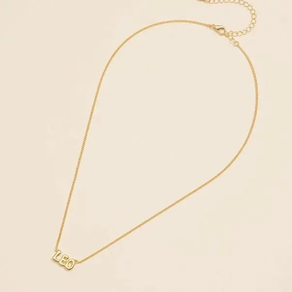 Bubble Zodiac Necklace - Golden Hour BoutiqueNecklaces