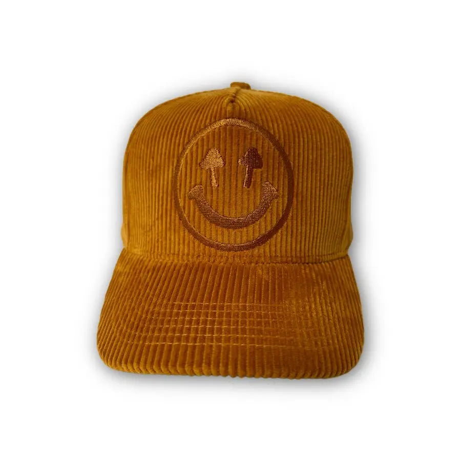 NEW Corduroy Logo Cap by Happy Caps - Golden Hour BoutiqueTrucker Hat