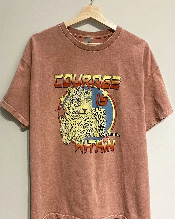 Courage is Within Tee - Golden Hour BoutiqueGraphic Tees