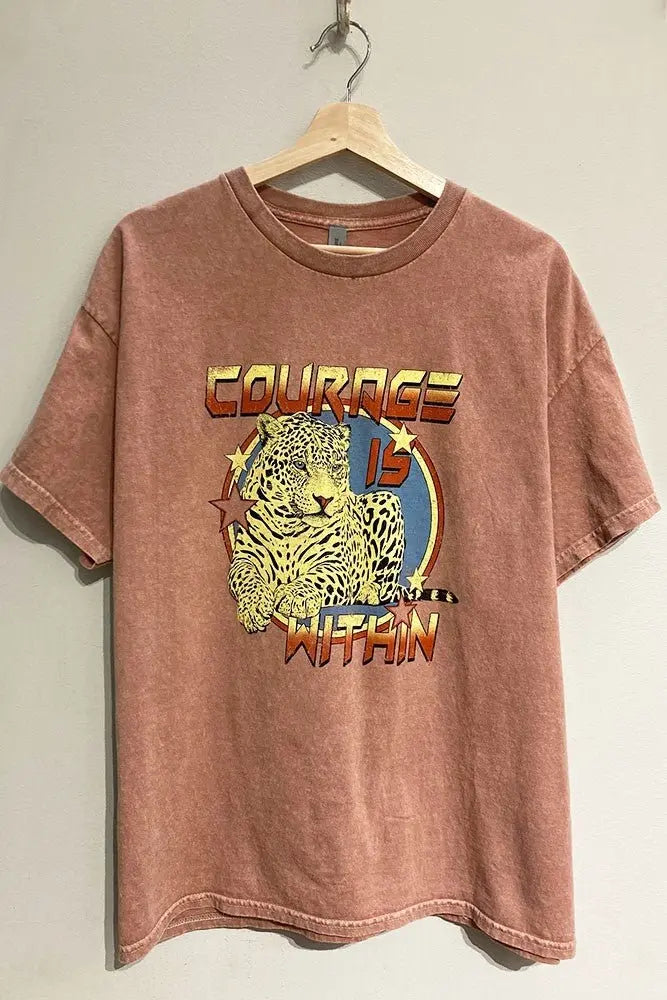 Courage is Within Tee - Golden Hour BoutiqueGraphic Tees