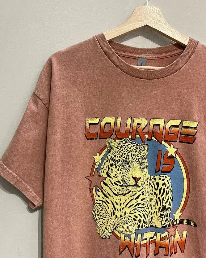 Courage is Within Tee - Golden Hour BoutiqueGraphic Tees