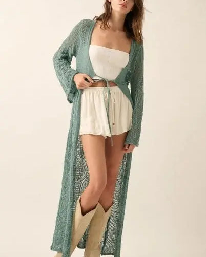 Desert Breeze Duster - Golden Hour BoutiqueCardigans