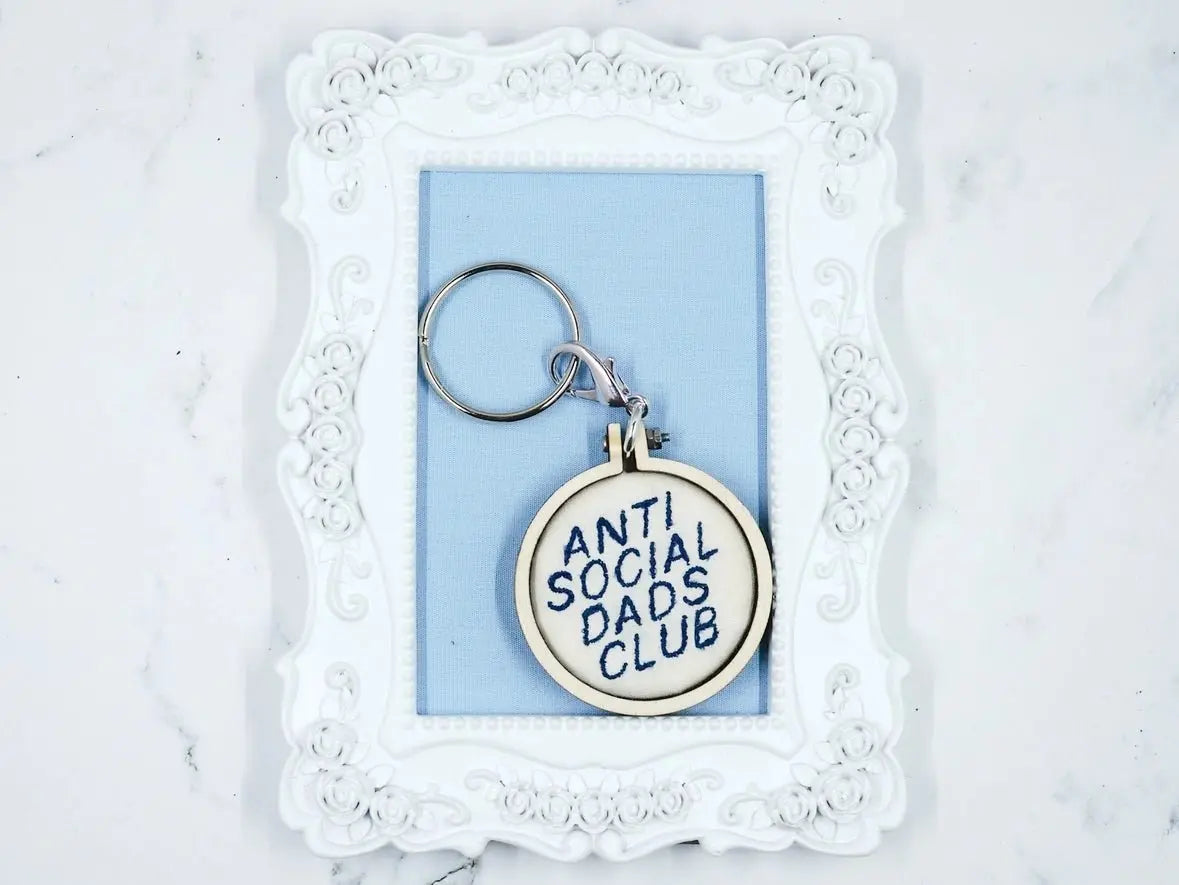 Embroidered Dad Keychains - Golden Hour BoutiqueGifts