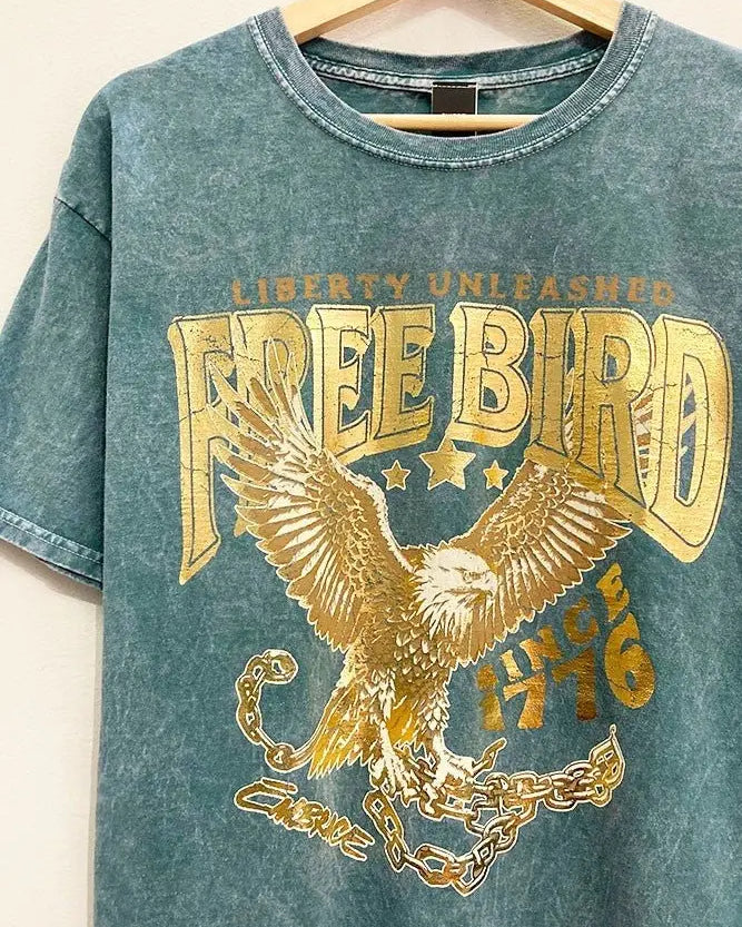 Free Bird Graphic Tee - Golden Hour BoutiqueGraphic Tees