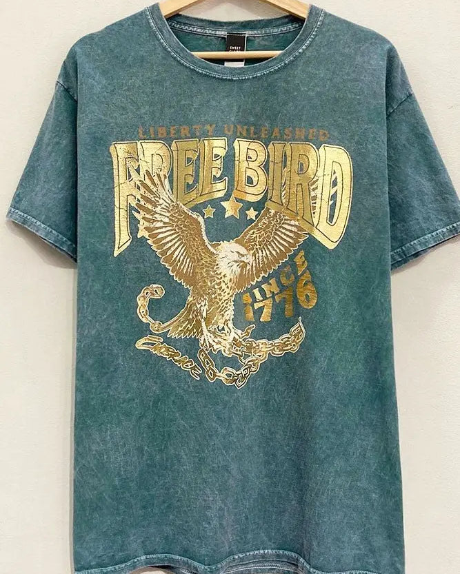 Free Bird Graphic Tee - Golden Hour BoutiqueGraphic Tees