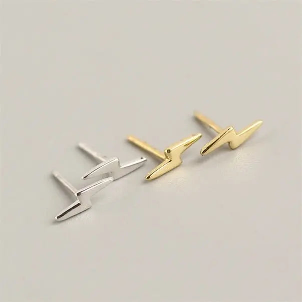 Lightning Bolt Stud Earrings - Golden Hour BoutiqueEarrings