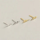 Lightning Bolt Stud Earrings - Golden Hour BoutiqueEarrings