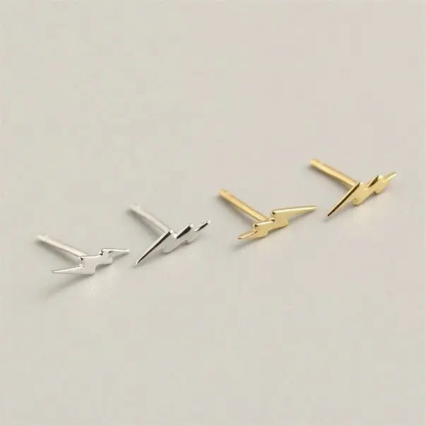 Lightning Bolt Stud Earrings - Golden Hour BoutiqueEarrings