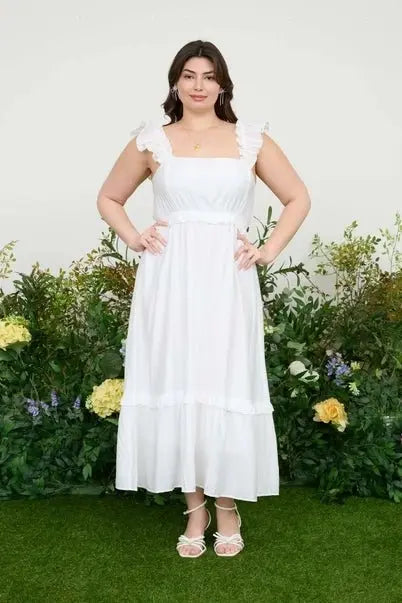 Love Blooms Ruffle Midi Dress - Golden Hour BoutiqueMidi Dresses