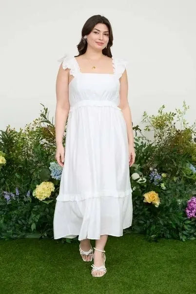 Love Blooms Ruffle Midi Dress - Golden Hour BoutiqueMidi Dresses