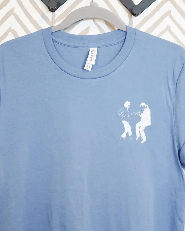 Pulp Fiction Twist Contest Embroidered T-Shirt - Golden Hour BoutiqueGraphic Tees