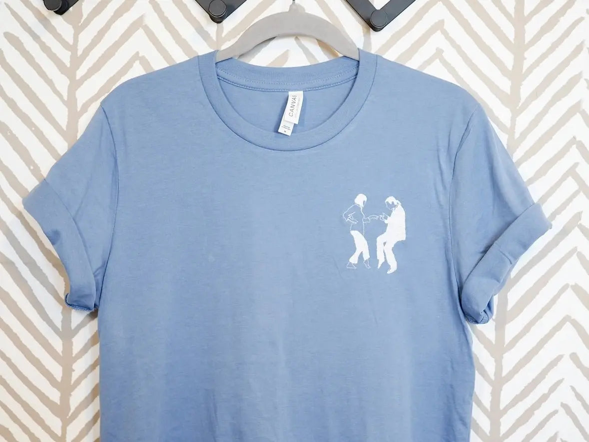 Pulp Fiction Twist Contest Embroidered T-Shirt - Golden Hour BoutiqueGraphic Tees