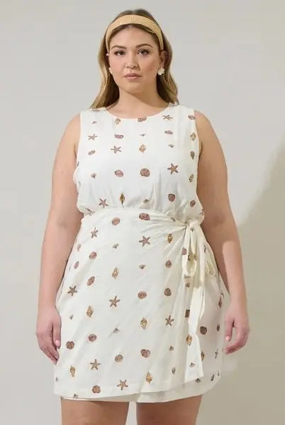 Seaside Breeze Wrap Dress - Golden Hour BoutiqueMini Dresses
