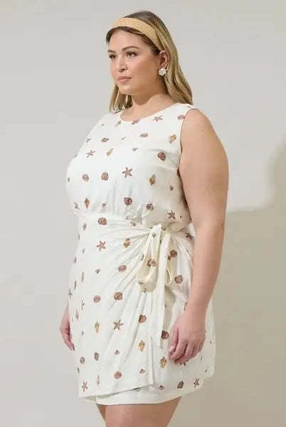 Seaside Breeze Wrap Dress - Golden Hour BoutiqueMini Dresses