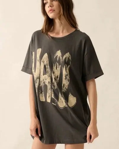 Y'all Cowboy Boots Vintage Wash Graphic Tee - Golden Hour BoutiqueGraphic Tees