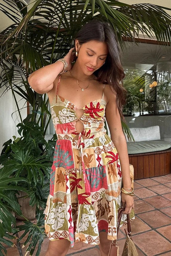 All The Feels Cutout Mini Dress - Golden Hour BoutiqueMini Dresses