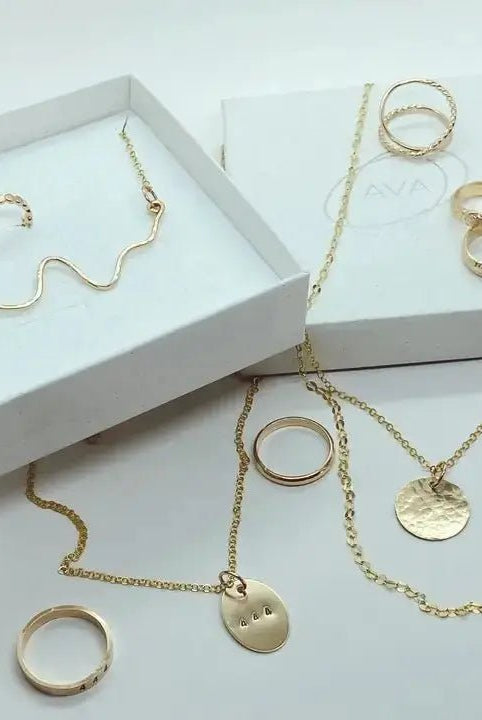 Angel Number Gold Filled Coin Necklace - Golden Hour BoutiqueNecklace