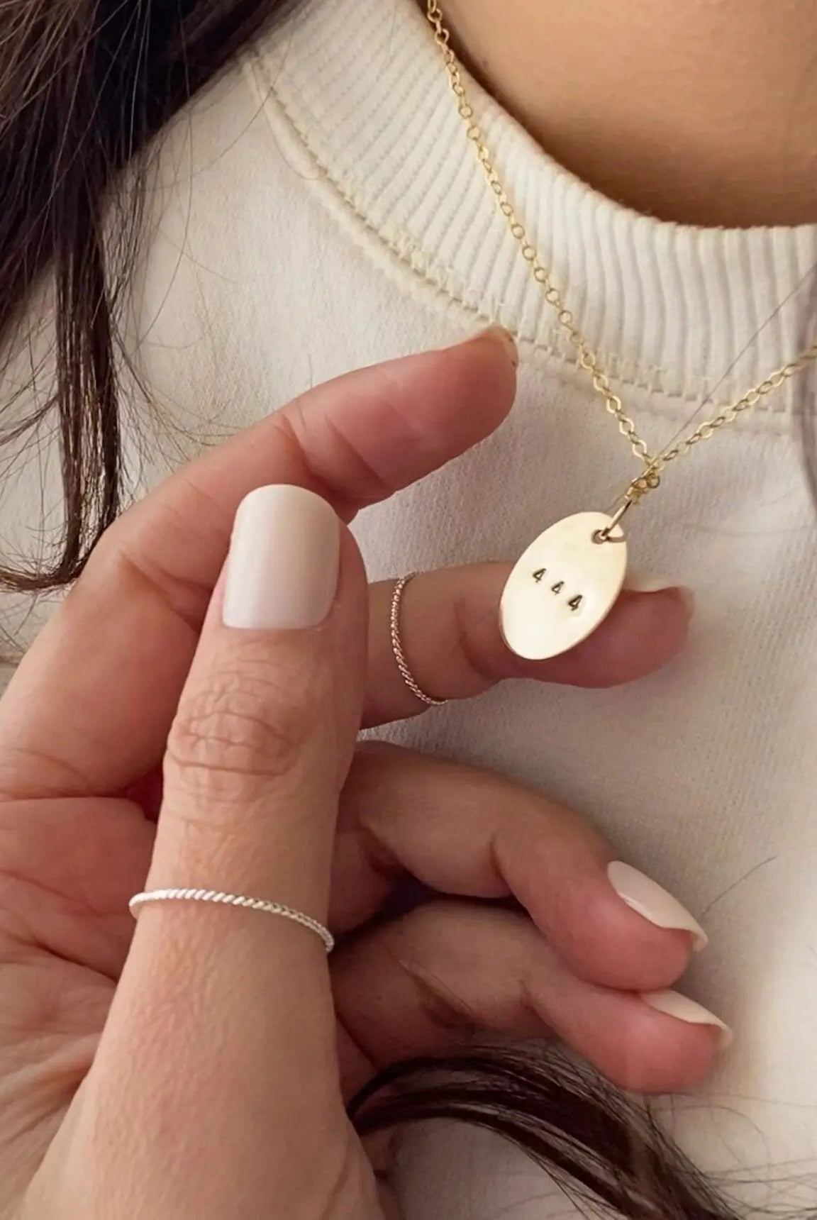 Angel Number Gold Filled Coin Necklace - Golden Hour BoutiqueNecklace