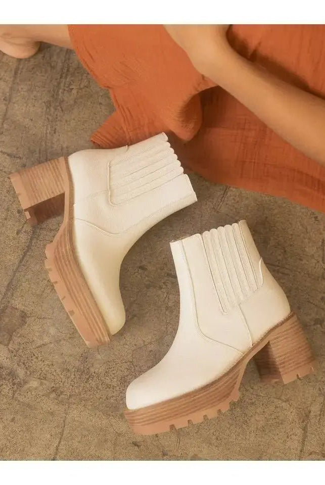 Aubrey Platform Paneled Boots - Golden Hour BoutiqueBoots