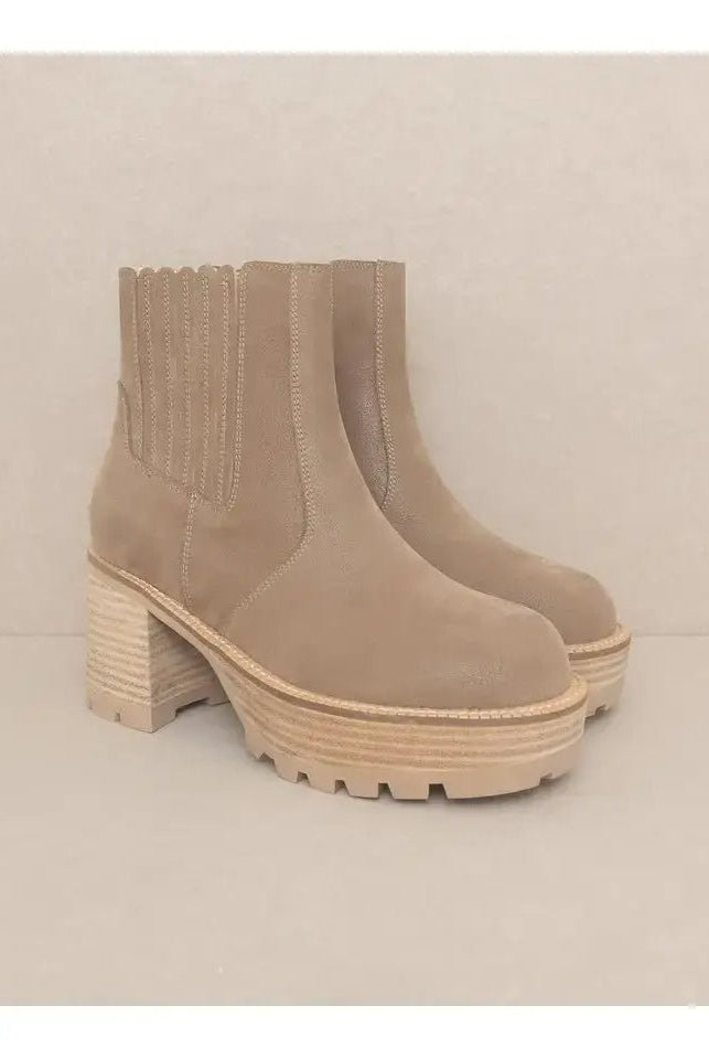 Aubrey Platform Paneled Boots - Golden Hour BoutiqueBoots