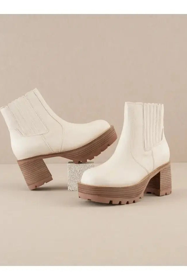 Aubrey Platform Paneled Boots - Golden Hour BoutiqueBoots