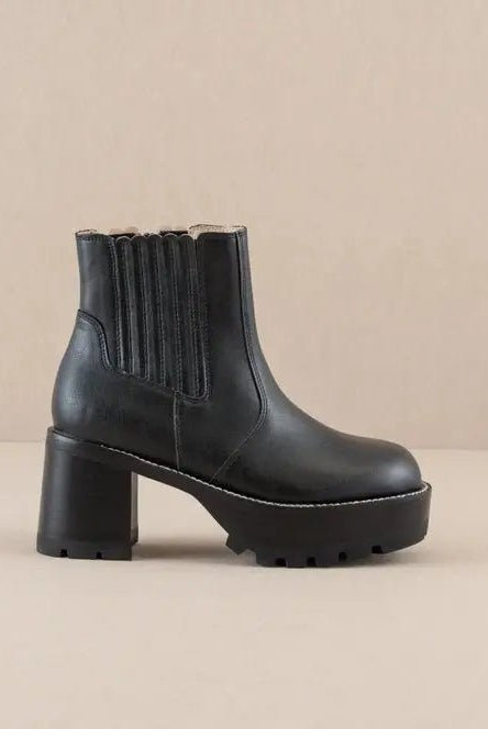Aubrey Platform Paneled Boots - Golden Hour BoutiqueBoots