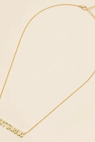 Bubble Zodiac Necklace - Golden Hour BoutiqueNecklaces