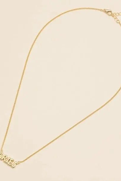 Bubble Zodiac Necklace - Golden Hour BoutiqueNecklaces