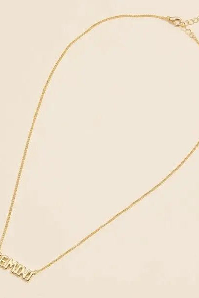 Bubble Zodiac Necklace - Golden Hour BoutiqueNecklaces