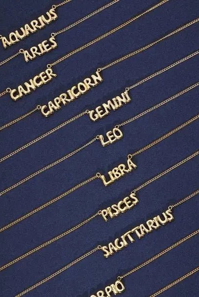 Bubble Zodiac Necklace - Golden Hour BoutiqueNecklaces