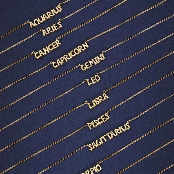 Bubble Zodiac Necklace - Golden Hour BoutiqueNecklaces