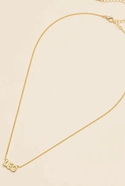 Bubble Zodiac Necklace - Golden Hour BoutiqueNecklaces