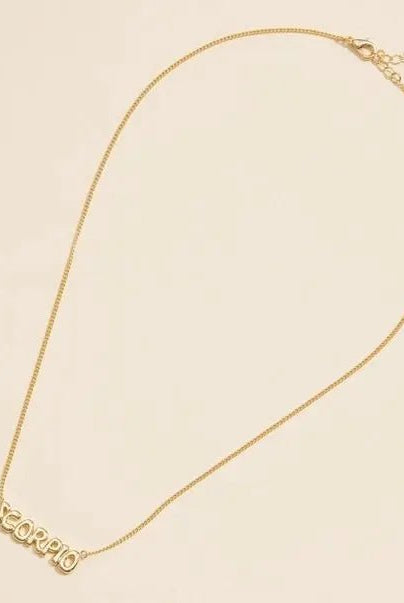 Bubble Zodiac Necklace - Golden Hour BoutiqueNecklaces