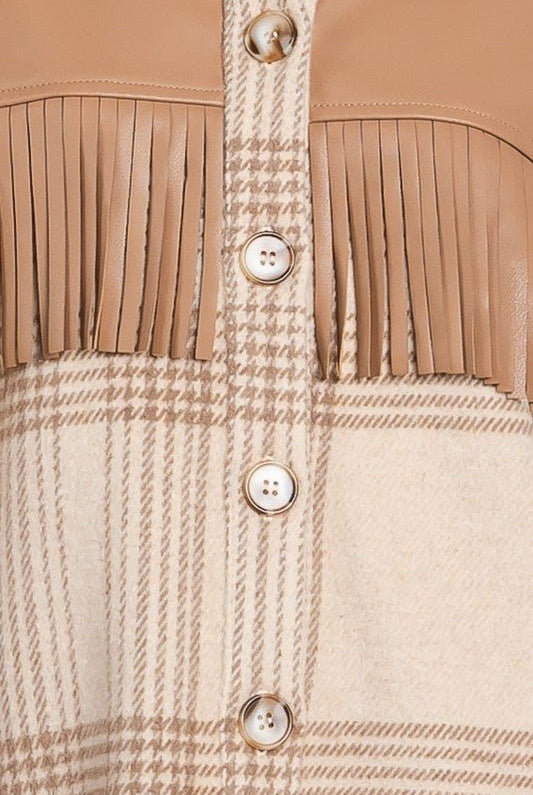 Canyon Fringe Shacket - Golden Hour BoutiqueJackets