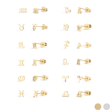 Celestial Sign Stud Earrings - Golden Hour BoutiqueEarrings