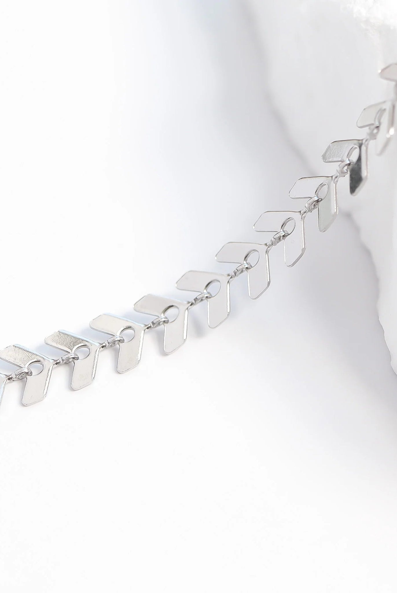 Chevron Chain Necklace - Golden Hour BoutiqueNecklaces