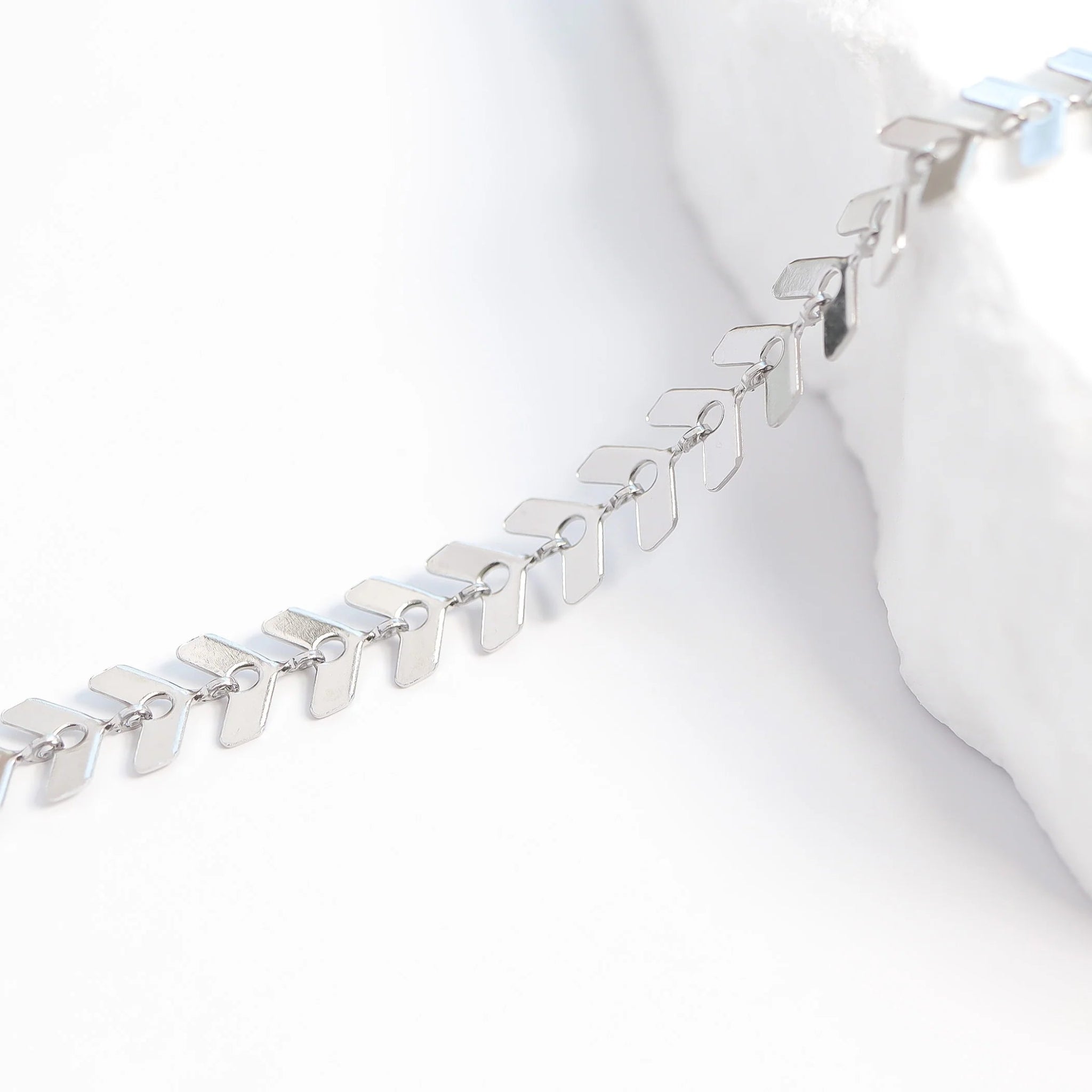 Chevron Chain Necklace - Golden Hour BoutiqueNecklaces