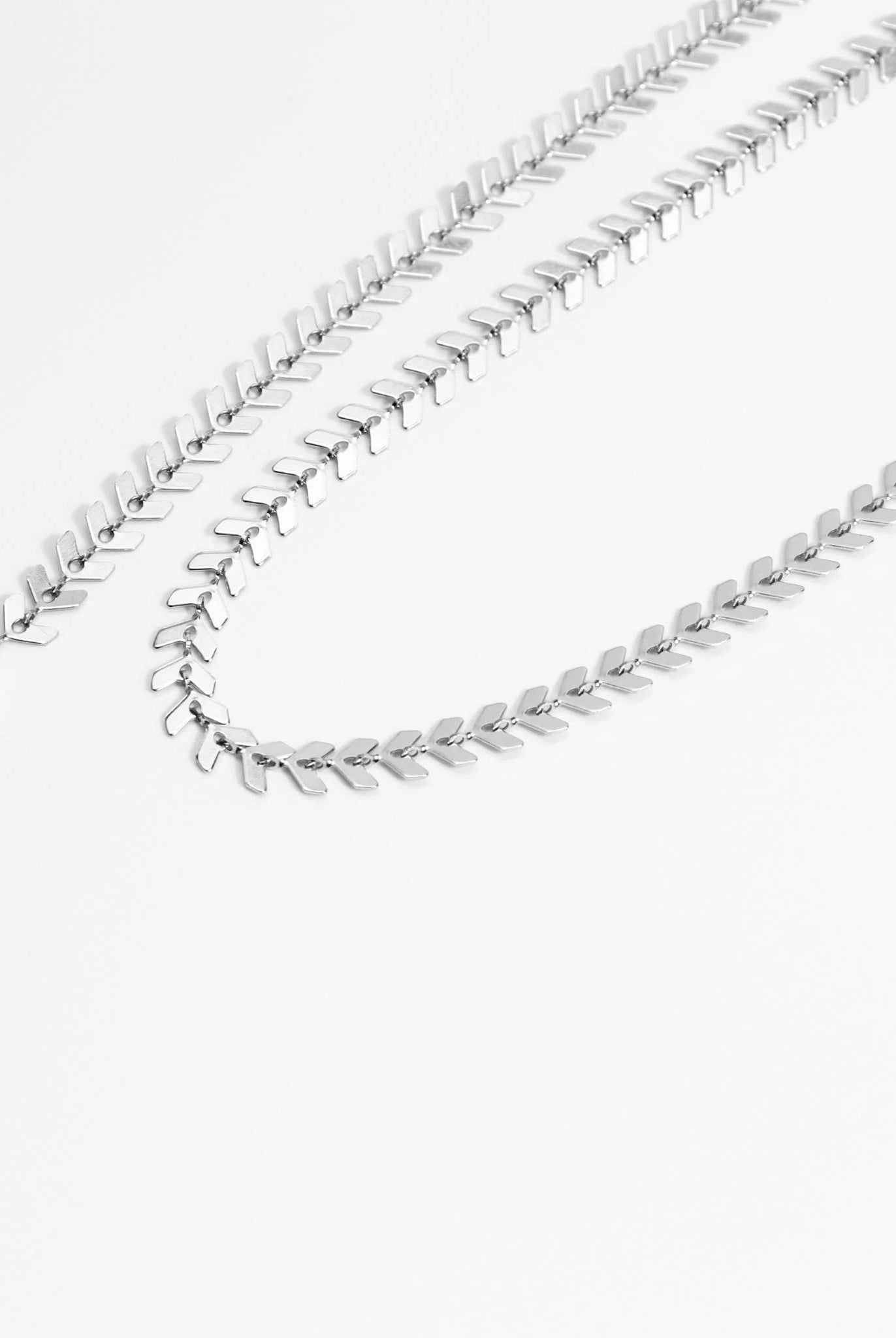 Chevron Chain Necklace - Golden Hour BoutiqueNecklaces
