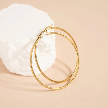 Classic Large Hoop Earrings - Golden Hour BoutiqueEarrings