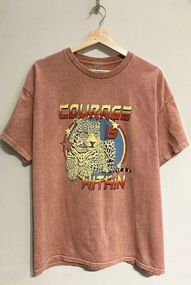 Courage is Within Tee - Golden Hour BoutiqueGraphic Tees