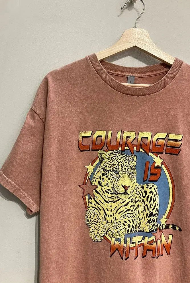 Courage is Within Tee - Golden Hour BoutiqueGraphic Tees