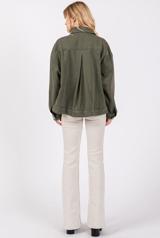 Desert Horizon Denim Jacket - Golden Hour BoutiqueJackets