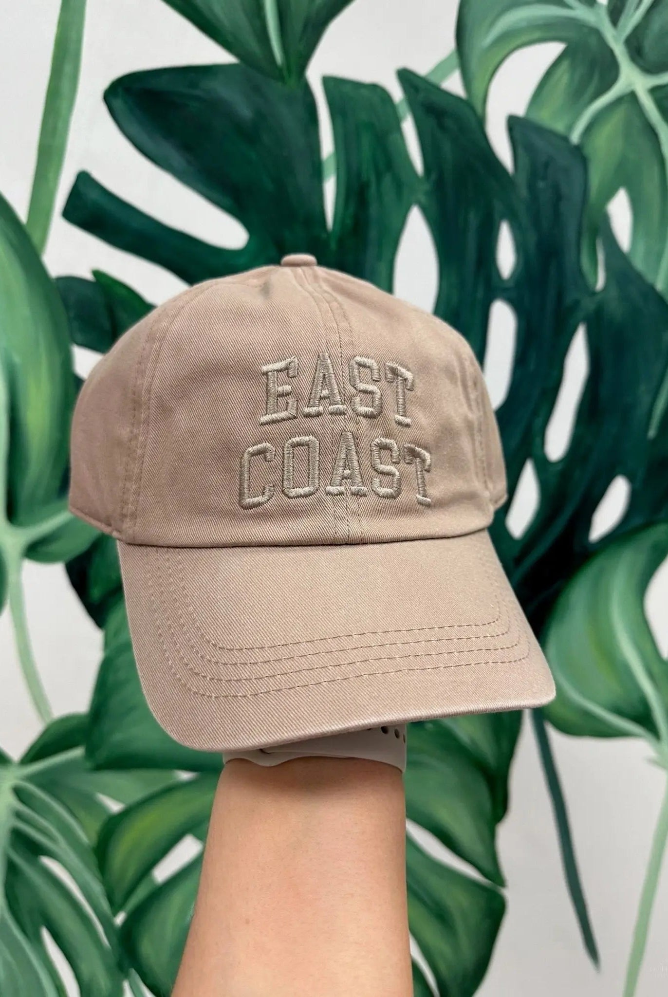 Embroidered East Coast Ball Cap - Golden Hour BoutiqueHats