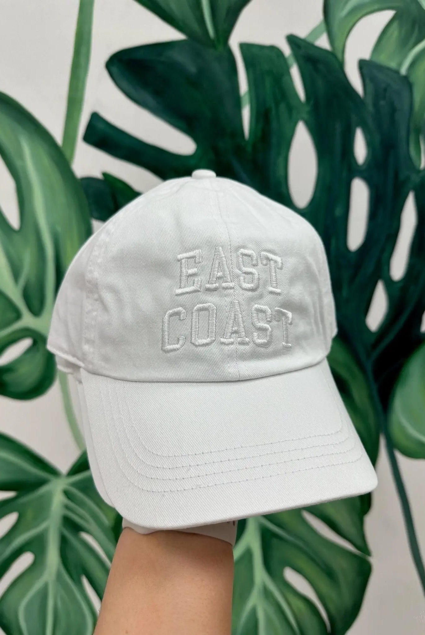 Embroidered East Coast Ball Cap - Golden Hour BoutiqueHats