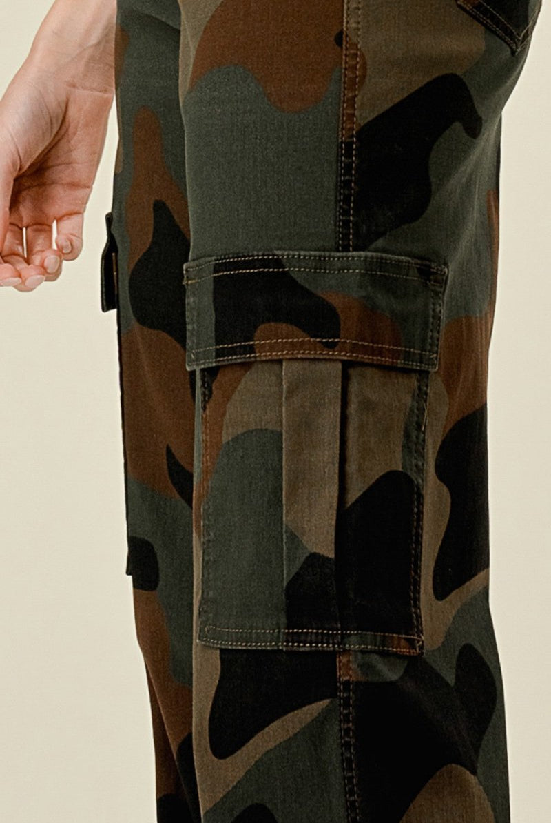 Hometown Camo Cargo Jeans - Golden Hour BoutiqueJeans