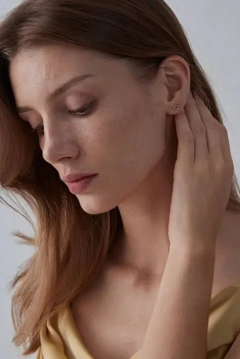 Horseshoe Stud Earrings - Golden Hour BoutiqueEarrings