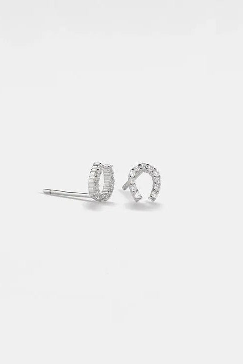 Horseshoe Stud Earrings - Golden Hour BoutiqueEarrings
